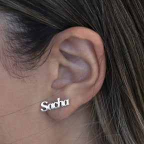 Name Stud Earrings